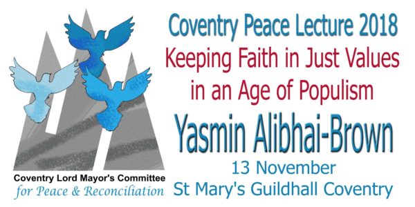 Coventry Peace Lecture 2018